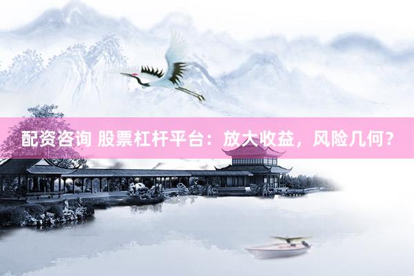 配资咨询 股票杠杆平台：放大收益，风险几何？