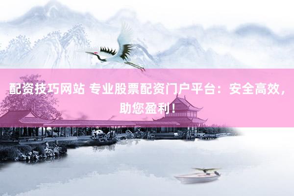 配资技巧网站 专业股票配资门户平台：安全高效，助您盈利！